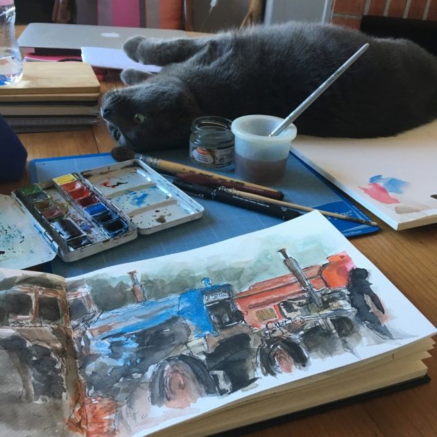 Gribouille sieste